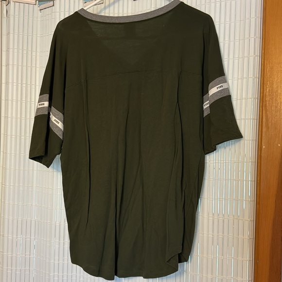 Pink t-shirt olive green large - Picture 3 of 3